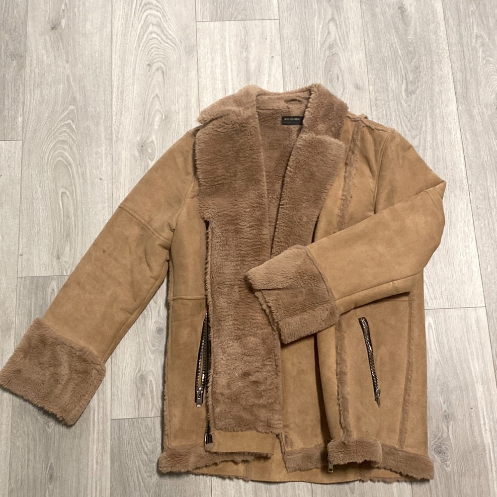 Asos aviator jacket— incredibly soft, oversized